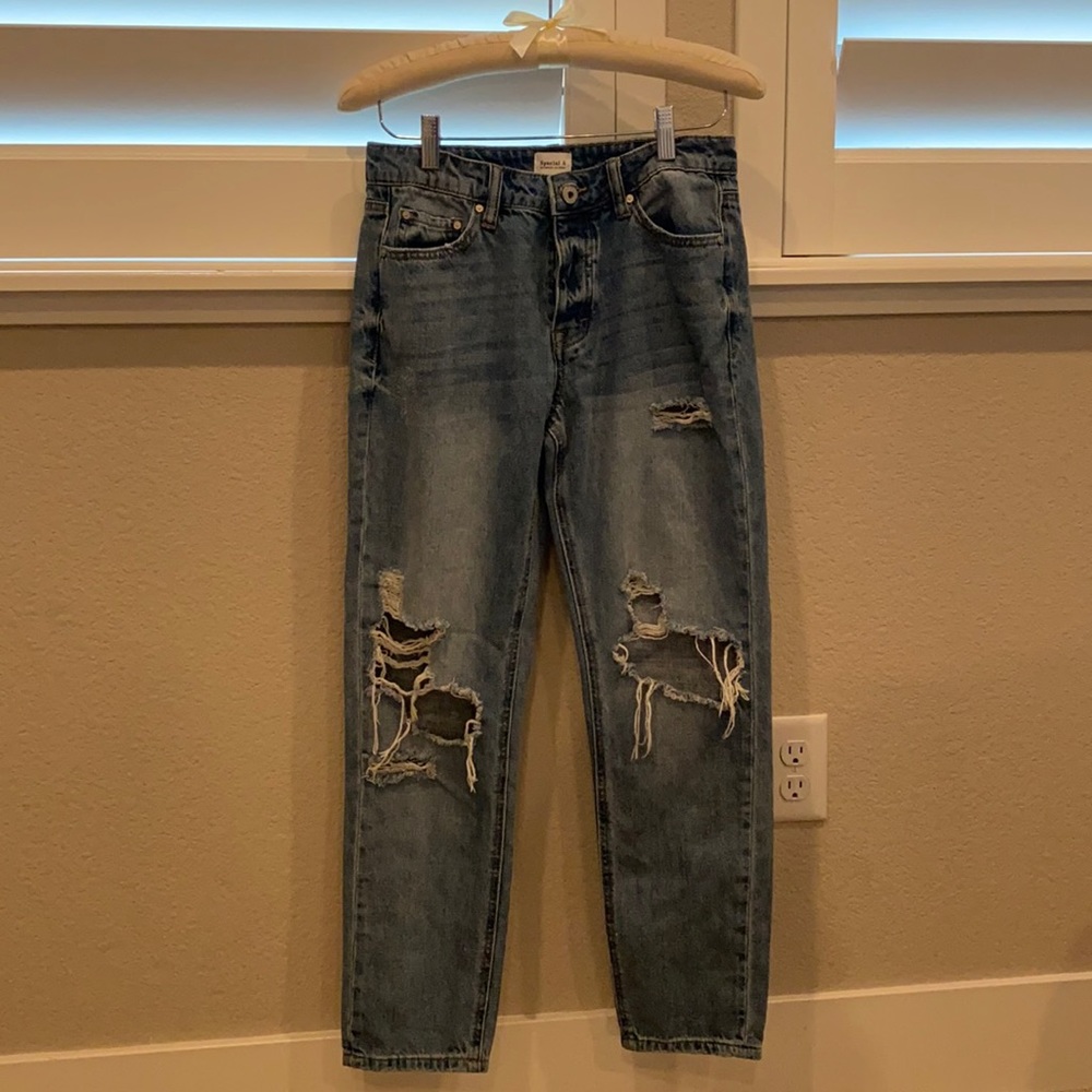 grey bandit boyfriend jeans